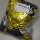 Happy New Year Eve Party Decorations 2026,147pcs Black and Gold Balloon Garland Arch Kit, Large Bottle Foil Balloon 2026 and Star Balloons New Years balloons Home Supplies (Black Gold)