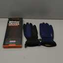 rivmount Winter Waterproof Ski Snow Warm Gloves for Women Men, Windproof Cold Weather Thermal with Touchscreen Fingers, for Running Driving Cycling Hiking Biking Outdoor Sports Daily Work (Medium, Navy Blue)