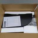 Hoctieon Corner Shelf, 5-Tier Corner Bookshelf, Rustic Ladder Shelf, Industrial Display Stand for Living Room, Kitchen, Home Office, Balcony, Small Space, Metal Frame, Black