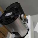 Qcen Juicer Machine, 800W Centrifugal Juicer Extractor with Wide Mouth 3 Feed Chute for Fruit Vegetable, Easy to Clean, Stainless Steel, BPA-free (Black)