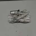 JMEXSUSS Connectable Red and White Christmas Lights, 8 Modes 100 LED Twinkle String Lights Indoor, Clear Wire Plug-in Christmas String Lights Outdoor Waterproof