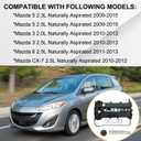 Engine Valve Cover Kit Compatible with 2010-2013 Mazda 3, 2009-2015 Mazda 5, Mazda 6 & CX-7 | Direct Fit for 2.0L, 2.3L, 2.5L Engines, Replace Part # L502-10-210E / L50210210E