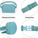 VOROLO Fanny Pack For Women And Men Crossbody Bag Belt Bag with Adjustable Strap Graduation Gifts Light Blue