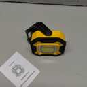 Rechargeable LED Work Light, 6000mAh 16 Hours Long-Lasting Cordless Magnetic Light, IPX5 Waterproof, 360Rotate Portable Flashlights, Battery Lamp for Car Repair&Camping, Gifts for Men (Yellow)