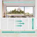 Upgrade 120 inch Retractable Baby Gates, EZIGO Extra Wide Baby Gate for Large Opening Extra Long Mesh Gate for Kids or Pet Dog Gate Child Safety Gate for Stairs Hallways Doorway Indoor Outdoor, White