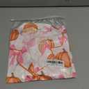 MBZJSDKHLK Women's Halloween Pajamas Set Silk Satin Ghost Pumpkin Print Long Sleeve Button Down Shirt 2 Piece Pjs Shorts Sets, XL