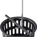 Neodrain Black Hair Catcher Shower Drain Hair and Debris Strainer only for Neodrain Shower Drain,Hair Trap, with Lifting Hook, Black