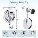 Heavy Duty Vacuum Suction Cup Hooks (2Pack) Specialized for Kitchen&Bathroom&Restroom Organization, by iRomic