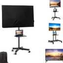 TV Cover for Moving, Mobile TV Stand Cover 45-60 Inch Weatherproof, Outdoor TV Protect the TV from Dust, UV Rays and Moisture