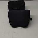 Crofy 2-Pack Car Neck Pillow, Softness Car Headrest Pillow for Driving with Adjustable Strap, 100% Memory Foam and Breathable Removable Cover, Comfortable Ergonomic Design, 4.7 Inches Thick (Black)