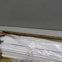 LazBlinds No Drill Cordless Roman Shades for Windows, 31" W x 60" H, White