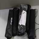 Nicpro Art Folding Easels for Display, 6 Pack 63 Inches Metal Floor Easel Stand Bulk Tripod Black Collapsible for Sign Artist Poster Wedding | with Carry Bag