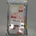 Bow Cherry for iPhone 13 Pro Case, MagSafe Compatible,Matte Soft Slim Shockproof Cover,Anti-Fingerprint,Anti-Yellowing,Anti-Scratch Back,Magnetic Phone Case for Women,Girl,Cute,Girly,Clear