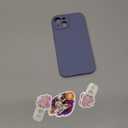 LOVE 3000 Designed for iPhone 14 Case, Premium Silicone with [Soft Anti-Scratch Microfiber Lining] Shockproof Protective Phone Case for Men Women Girls 6.1", Lavender Grey