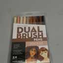 Tombow 56170 Dual Brush Pen Art Markers, Portrait, 10-Pack. Blendable, Brush and Fine Tip Markers