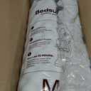 Bedsure Dog Bed Medium Size Dog - Comfy Flat Puppy Beds with Removable Washable Cover, Orthopedic Egg Crate Foam Pet Mat, Suitable for Pet Up to 30 lbs (Grey)