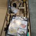 KRAUS Bolden Commercial Style 2-Function Single Handle Pull Down Kitchen Faucet in Spot-Free Brushed Brass, KPF-1610BB