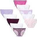 Hanes Women's Bikini Underwear Pack, Classic Cotton Bikini Panties, 10Pack 