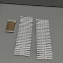 Clothes Pins Mini Clothespins White - 100 PCS Wooden Small Clothespins for Pictures with Jute Twine Tiny Photo Paper Clip, Ideal for Baby Shower, Crafts, Chip Clips, Home Office Decoration