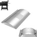 Flame Broiler Kit for Pit Boss 820, PB850 Series Pellet Grills, Slide Cover and Bottom for Pit Boss Smoker PB820FB PB820FBC PB820PS1 PB820S PB820SC PB820XL Parts