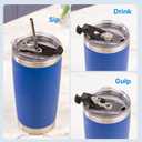 20 oz Tumbler Lids for Yeti, SUNWILL, WETOWETO Tumbler and More, 2 Pack Spill Proof Lids for 20oz Tumblers, Cup (Green)