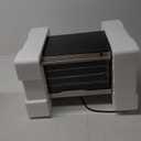 Gourmia GTF7350 6-in-1 Multi-function, Stainless Steel Air Fryer Oven - 6 Cooking Functions - Fry Basket, Oven Rack, Baking Pan & Crumb Tray, Included + Recipe Book (Silver)