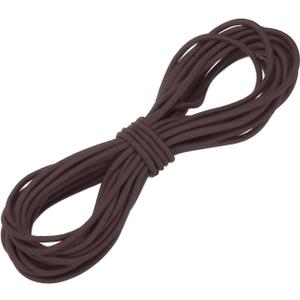 MECCANIXITY Bungee Cord Elastic Cord Heavy Stretch String Rope 5/32" 11 Yards (4mmx10m) Elastic String for DIY Sewing Outdoor Camping Tie Down Hook Strap,Coffee