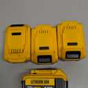 FEOTDN Replacement for Dewalt 20V Max Battery: 8.0Ah Lithium Batteries Compatible with Dewalt Battery DCB208 DCB200 DCB206 DCB204 DCB203 Cordless Power Tools (4 Packs