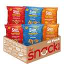 SunChips 100% Whole Grain Chips, Variety Pack, 1 oz Bags, Pack of 40, No Artificial Flavors, Colors (EXP 04/21/26)