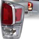 Tail Light Assembly Compatible with 2016-2023 Toyota Tacoma, Rear Taillight Brake Signal Assemblies with Bulbs, Replace 81550-04220 (Right Passenger Side)