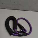 BAAPET 2/4/5/6 FT Dog Leash with Comfortable Padded Handle and Highly Reflective Threads for Small Medium and Large Dogs (2FT-1/2'', Purple)