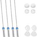Upgraded WTW6600SW2 WTW6700TW1 WTW6400SW3 MVWB800VQ0 Washer Suspension Rods, Fit for Maytag Whirlpool Kenmore Washer MTW6300TQ1 WTW6200VW0 MVWB700VQ0 MTW6700TQ1 WTW6600SB3 WTW6200VW0 WTW6300SB1