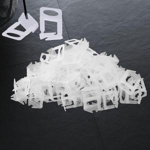 Tile Leveling System Clips Tile Leveler Clips 1.5mm 45 Bags of 100 Pcs DIY Tile Leveler Spacers for Professional Ceramic Tile and Stone Installation