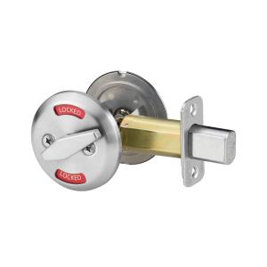 Yale D292 x 626 200 Series Deadbolt, Occupancy Indicator x Thumbturn, 2 3/4" Backset, 626 Satin Chrome Finish (085418)