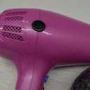 Conair Hair Dryer with Retractable Cord, 1875W Blow Dryer, 3 Heat Settings, 2 Speeds, Blow Dryer with Diffuser and Concentrator Attachments, Ionic + Tourmaline Technology, Pink