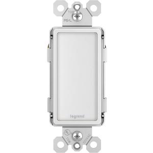 Legrand radiant NTLFULLWCC6 Full Adjustable LED Night Light Outlet, For Hallways and Stairs, Optional Louver, White (1 Count)
