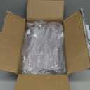 US Acrylic Plastic Reusable Champagne Flute (Set of 12) Clear 5oz Stems | BPA-Free, Shatterproof, Made in USA | Top-Rack Dishwasher Safe