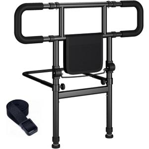 Verida Bed Rails Elderly Adults Safety, Rails Large Beds, Grab Bars. Uitable for Seniors, The Elderly, and Those with Mobility Issues, Foldable, Black