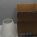 Aspen Creative 58876A Transitional Empire Shape Uno Construction Lamp Shade in Ivory, 6" Top x 12" Bottom x 9" Slant Height