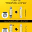 AUXITO 578 LED Bulb 211-2 212-2 Light Bulb 39 41 42MM Interior Lights 6500K White Super Bright 4014 SMD Festoon Error Free for Car Truck LED Dome Map Door License Plate Courtesy Parking Lights, 2 Pack