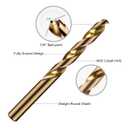 Narwhal 1 Inch Cobalt Drill Bits - 1 Pack - 6 Inch Length - M35 Cobalt Drill Bits with Storage Case - Perfect for Metal, Stainless Steel, Cast Iron, and More!