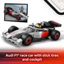 LEGO City F1 Display Truck with Audi F1 Race Car - Building Toy for Boys & Girls, Ages 7+ - F1 Car Toy for Pretend Play - Gift for Birthdays - 60493