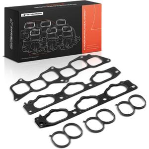 A-Premium Lower and Upper Engine Intake Manifold Gasket Set Compatible with Kia Sorento 2007-2009, Sedona 2006-2010, Amanti & Hyundai Santa Fe, Genesis, Azera, Veracruz, Entourage, Genesis Coupe