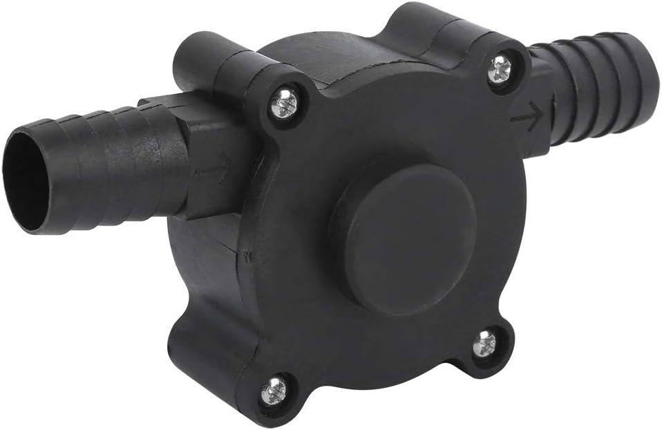 Electric Drill Pump, Self Priming Water Transfer Pump Fits 3/4" Hose, Plastic Stainless Steel Mini Portable Centrifugal Pump