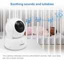 VTech VM923 Baby Monitor, 2.8 Screen, Pan-Tilt-Zoom, 1000ft Long Range, Night Vision, 2-Way Audio, Temperature Sensor, Lullabies, Secure Transmission No WiFi