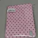 TopPerfekt Case for iPad 11th (A16) 11-inch 2025 /10th Gen 10.9-inch 2022, Cute Polka Dot Stylish Aesthetics Design Protective Cover with Pencil Holder, Anti-Slip, Anti-Shock-Big Black Polka Dots Pink
