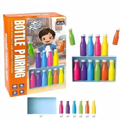 2026 Match Bottle Color Game Fun Toys for 2-8 Player, Teens Play, Birthday Gifts, Family Games for Kids Adults, Fun Board Game, Graduate Night, Birthday Party, Outdoor Travel Activity, Party Night