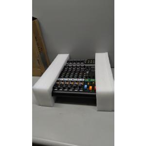 Depusheng TG8 professional dj audio mixer 8 channel input and dual group output with 99-bit dps reverb chip bluetooth usb recording and mp3 playback suitable for stage, bar, recording studio