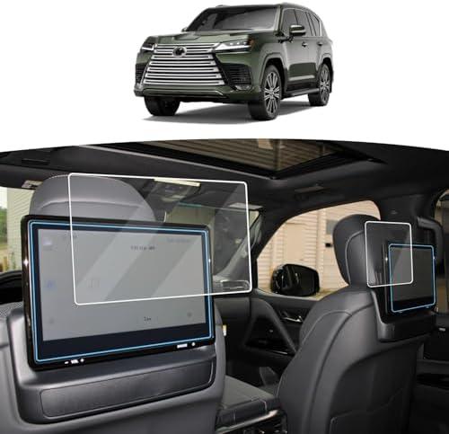 KOOGEN 2 Pack Tempered Glass Screen Protector for LX 600 2021-2026,Rear Screen Film Compatible With LX 700h LX600 2026 2025 2024 Accessories