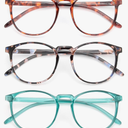 IBOANN Iconic Blue Light Glasses for Woman - Computer Glasses 99% Blue Light Blocking - Anti Eyestrain & UV Glare Protection